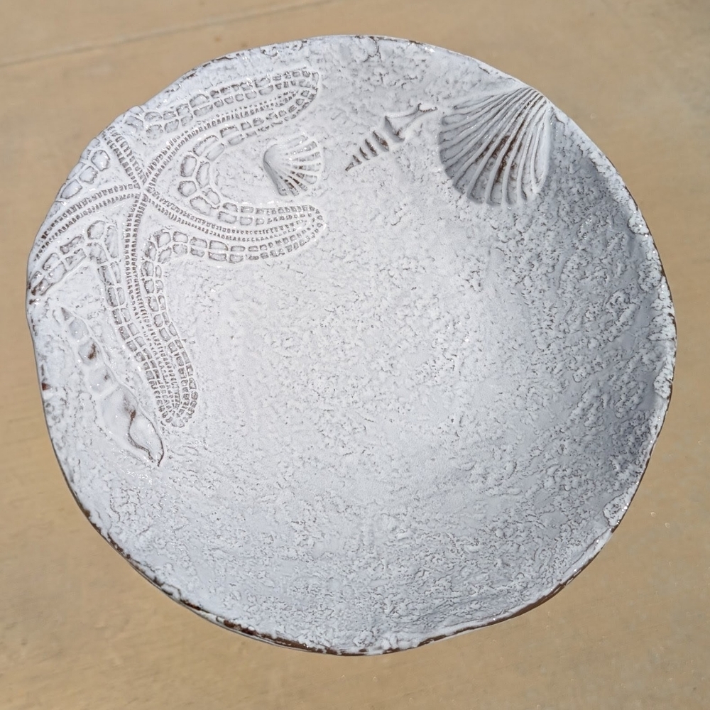 Arte Italica Marina White Serving Bowl